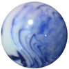 20mm Royal Blue Marble Acrylic Bubblegum Bead