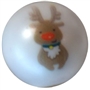 20mm Rudolph the Red Nosed Reindeer Print Bubblegum Beads