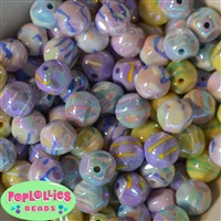 16mm Mixed Color Beads 20pc