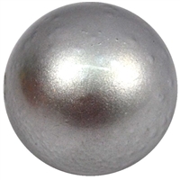 20mm Matte Silver Acrylic Bubblegum Beads