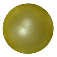 20mm Matte Pastel Yellow Acrylic Bubblegum Beads