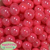 20mm Neon Pink Miracle AB Acrylic Bubblegum Beads Bulk