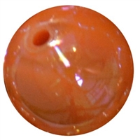 20mm Orange Miracle AB Acrylic Bubblegum Beads