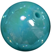 20mm Turquoise Miracle AB Acrylic Bubblegum Beads