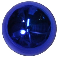 20mm Royal Blue Mirror Acrylic Bubblegum Beads