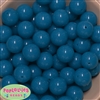 20mm Neon Blue Jelly Style Acrylic Bubblegum Beads Bulk