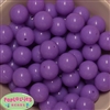 20mm Neon Lavender Jelly Style Acrylic Bubblegum Beads