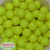 20mm Neon Yellow Jelly Style Acrylic Bubblegum Beads Bulk