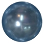 20mm Baby Blue Faux Pearl Acrylic Bubblegum Beads