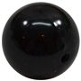 20mm Black Faux Pearl Acrylic Bubblegum Beads