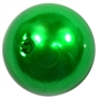 20mm Christmas Green Faux Pearl Acrylic Bubblegum Beads