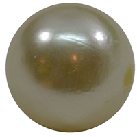 20mm Cream Faux Pearl Acrylic Bubblegum Beads