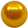 20mm Gold Faux Acrylic Pearl Bubblegum Beads