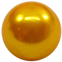 20mm Gold Faux Acrylic Pearl Bubblegum Beads