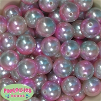 20mm Multi Color Mermaid Acrylic Faux Pearl Bead