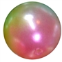 20mm Multi color Rainbow Pearl Bubblegum Beads