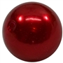 20mm Red Faux Acrylic Pearl Bubblegum Beads