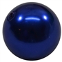 20mm Royal Blue Faux Acrylic Pearl Bubblegum Beads