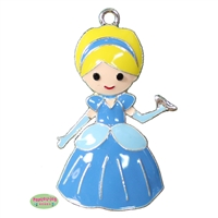 Princess Cinderella Enamel Pendant