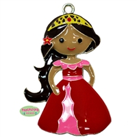 Princess Elena Enamel Chunky Pendant