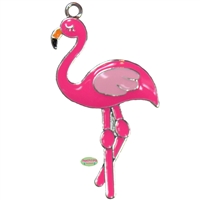 Flamingo Enamel Pendant