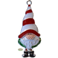 Enamel Nostalgic Christmas Gnome Pendant