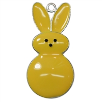 Enamel Peeps Bunny Pendant 50mm x 26mm