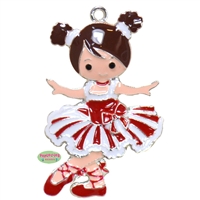 Sugarplum Fairy Enamel Pendant