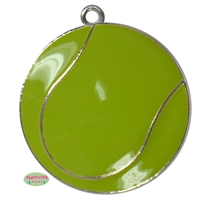 Enamel Tennis Ball Pendant