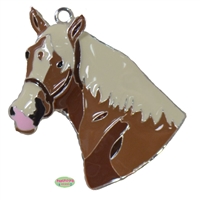 Enamel Horse "Mr. Ed" Pendant