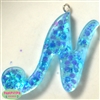 Handmade Monogram Resin N Pendant