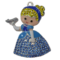 Princess Cinderella Rhinestone Pendant