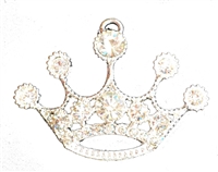Rhinestone Crown Pendant