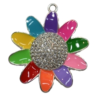 Girl Scout Inspired Rhinestone Pendant