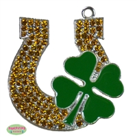 Enamel Lucky Horseshoe Pendant 35mm x 35mm