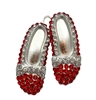 Wizard of Oz Red Slippers Rhinestone Pendant