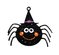 Fall Halloween Spider Rhinestone Pendant