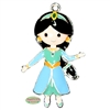 Princess Inspired Jasmine Enamel Pendant