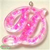 Handmade Monogram Resin D Pendant