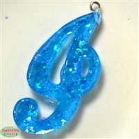 Handmade Monogram Resin I Pendant