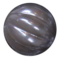 20mm Gray Pumpkin Style Acrylic Bubblegum Bead