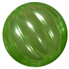 20mm Lime Green Pumpkin Style Acrylic Bubblegum Bead