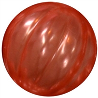 20mm Orange Pumpkin Style Acrylic Bubblegum Bead