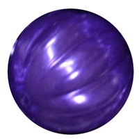 20mm Purple Pumpkin Style Acrylic Bubblegum Bead