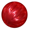 20mm Red Pumpkin Style Acrylic Bubblegum Bead