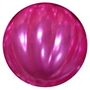 20mm Rose Pink Pumpkin Style Acrylic Bubblegum Bead