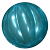 20mm Turquoise Pumpkin Style Acrylic Bubblegum Bead