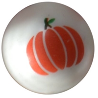 20mm Pumpkin Print Beads