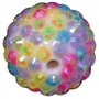 20mm Cupcake Confetti Rhinestone Bubblegum Beads