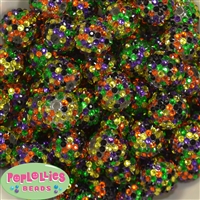 20mm Halloween Confetti Rhinestone Beads